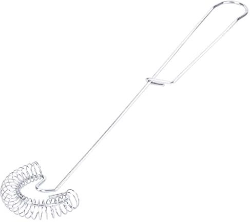 Ksrnsne 2 Pezzi Frusta per Uova Frusta Piccola Frusta per Uova nel Acciaio Inossidabile Frusta per Uova Un Piatta Frusta per Uova, Latte e Frullino per Uova