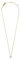 ESPRIT Damen-Kette 925er Silber 1 Zirkonia One Size Gelbgold 32022936