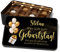 Pralinendose personalisiert „Alles Gute zum Geburtstag“ – Schönes Geburtstagsgeschenk für Mama oder Papa – Metalldose mit 12 Pralinen - Dein Geschenk für Freundin oder Freund