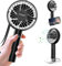 EONYUM Mini Handheld Portable Fan, USB Fan Rechargeable, Adjustable wind direction,Desk Table Fan Fan 4 Speeds for Home Travel Office Sport Outdoor