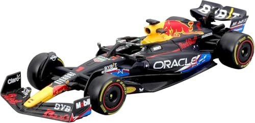 F1 RB19 Formula 1 2023 Max Verstappen 1 Ganador GP AUSTIN TEXAS USA - Modelo Auto DieCast - Escala 1/43 12 cm - BBurago 18-38082V-A