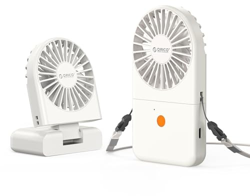 ORICO ReFAN Ventilador de Cuello Portátil, Blanco