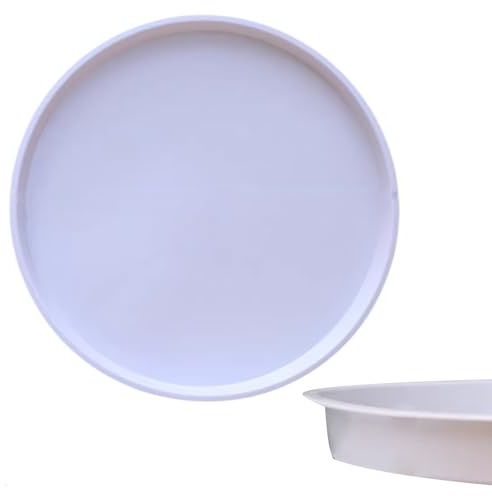 Bandeja de Agua Redonda para Plantas, de Resina PP, Ideal para el hogar, la Oficina y el jardín (59 x 4 cm/23 x 1,6 Pulgadas)