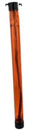 BEALIFE Användarvänlig bollsamlare Tennisgripare Designad bågformad botten för enkel kompressionsladdning under spel Pickleball Retriever för, Orange, 7.4x95 cm
