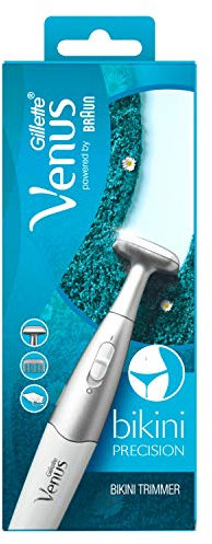 Gillette Venus Bikini Trimmer, Women's Bikini Zone Trimmer for Thorough and Safe Shave, Trimmer + 1 Comb Attachment