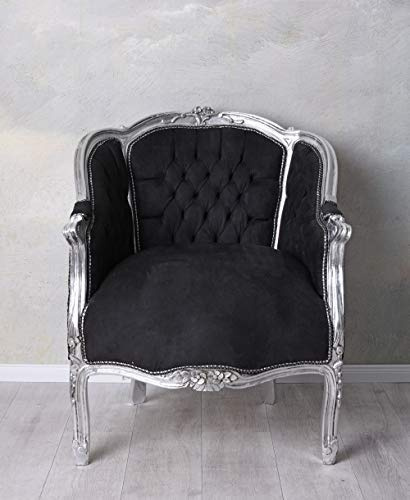 Bibliotheksessel Rococo Silla Barroca Plazas Sillón Tapizado Kaminsessel Vintage cat664e02 Palazzo Exclusivo