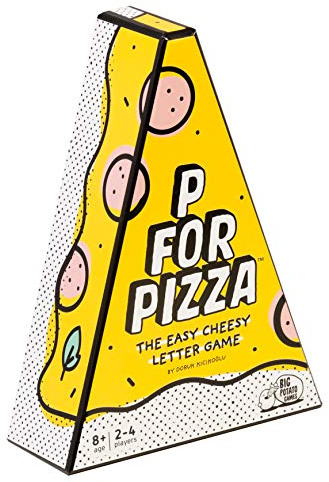 Big Potato P for Pizza: Build a Giant Pizza Slice Before Anyone Else Family Word Game Great for Adults and Kids Multicolored