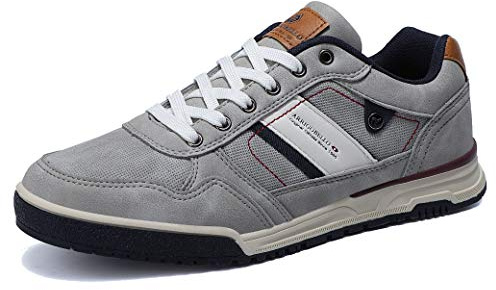 ARRIGO BELLO Mens Casual Shoes Trainer Walking Breathable Fashion Sneakers Lightweight Shoe Size 7-11UK (Grey006, Size 11)