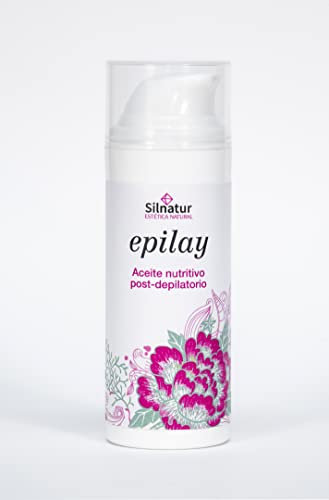 Epilay | Nährendes Öl nach der Enthaarung | Befeuchtet, nährt, revitalisiert die Haut und verlangsamt das Haarwachstum | Silnatur, verschiedene Haarentfernung: gesund, einfach und schmerzlos
