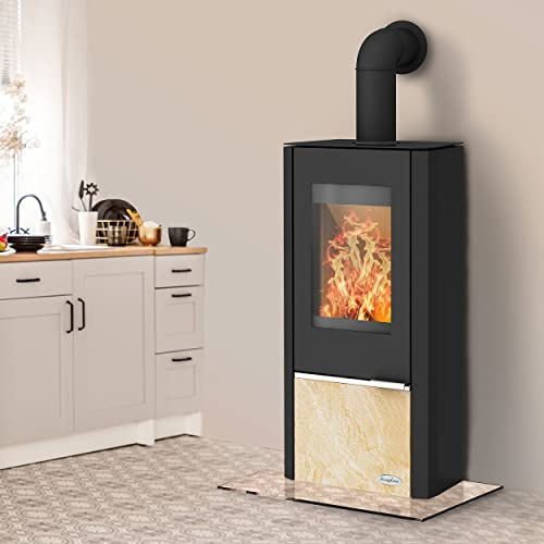 Fireplace Kingstone K6905 Cheminée en acier avec insert en grès/A +