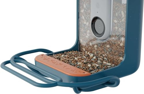BIRD BUDDY® Extensor de Percha Original para comedero Inteligente para pájaros con cámara (Azul)