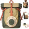 AIRCADIA Rolltop Backpack bag mit Geldbörse, Wanderrucksack Rucksack, Outdoor Leicht Trekkingrucksack Tagesrucksack, Wandern Daypack Tasche Geeignet Für Wandern Reisen Camping (43x29x15.5cm)