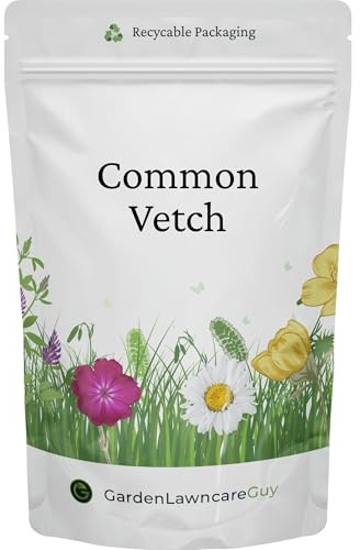Common Vetch Seeds - Vicia sativa for Pollinators, Green Manure & Wildflower Mix - Soil Improver - Garden Lawncare Guy (100 grams)