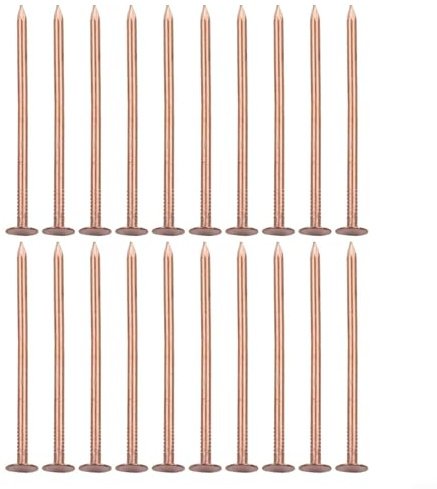Desiumite Clous en cuivre 65 mm 75 mm pour enlever les souches d'arbre, tue-racines non invasifs avec ions de cuivre pur pour arrêter la croissance, percer et marteau pour (A)