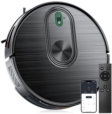 XIEBro Robot Vacuum, 2 in 1 Robotic Vacuums, 200min Extended Runtime & Auto-Charging‌, ZX5