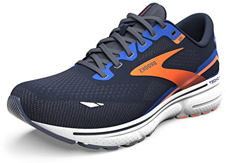 Brooks Herren Ghost 15 Sneaker, Peacoat Orange Surf The Web, 44 EU