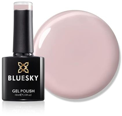 BLUESKY Gel Nail Polish Nude Blush Pink Pure & Perfect SPRING SUMMER 2023 SS2301 UV LED Soak Off 10ml (Requires Curing Under UV LED Lamp) From The Speak Your Truth In Spring Collection