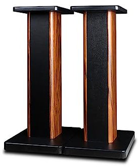 Ddasam 50cm speaker stands 1 Pair, Wooden Universal Speaker Floor Stands for Surround Sound TV Hi-Fi and Home Cinema Stands Sound Stand Enhancing the listening experience