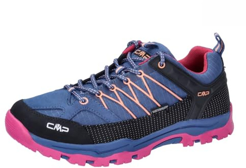 CMP Kids Rigel Low Trekking Shoe WP Wanderschuhe, niedrig, Ocean Fuxia, 40 EU