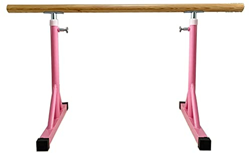 Ballettstange, tragbare Mobile Ballettstange für zu Hause, freistehende, verstellbare Tanzstangen für Dehnung, Workouts (Farbe: Weiß, Größe: 1,5 m)