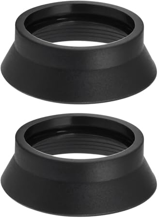 Create idea 1 par de protectores oculares de goma compatibles con microscopio binocluar de 29 a 31 mm, oculares interiores o oculares