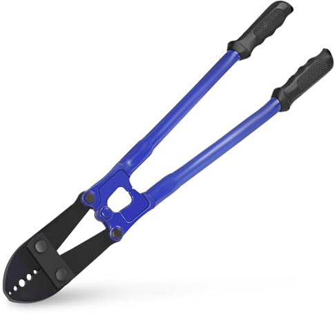 ZrgGea Wire Rope Crimping Tool, 24 Inch Hand Swaging pliers, 5 Cavity 1/16 3/32 1/8 5/32 3/16, Crimping Tools for Copper and Aluminum Oval Sleeves and Stop Sleeves