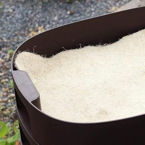 Wiggly Wigglers Moisture Mats for Urbalive Worm Composter Hemp Mat Fibre Blanket for Composting | Vermicomposting Blankets - Keeps Worms Dark Moist & Warm (Pack of 2)