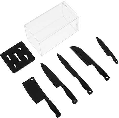 CLISPEED 1ensemble Set De Décoration Miniature Transparent pour Maison De Poupée Accessoires De Cuisine Résistant pour Scènes Et Décorations De Miniature