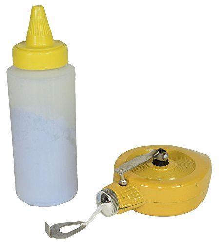 AB Tools 30m Builders Chalk brick Line Reel Line Rope String With Blue Visible Chalk