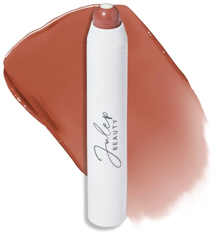 Julep It's Balm: Getönter Lippenbalsam + aufbaubare Lippenfarbe – 90er Jahre neutral – natürliches Glanz-Finish – feuchtigkeitsspendender Vitamin E-Kern – vegan