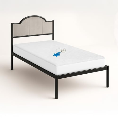 SGI bedding RV Bunk Mattress Protector 28X75 Cot Bed Super Soft Waterproof and Breathable Terry Cotton Mattress Protector for RV Bunks and Truck Sleepers - Perfectly Fitted up to 15 Deep - White