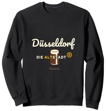 Düsseldorf Old Town Altbier Glass Beer from Düsseldorf Sweatshirt