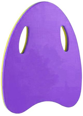 Valicaer Swim Kickboard,Swimming Board with Handles EVA Float Kickboard Pool Float Training Equipments for Swimming Beginner Swim Anti-Slip Safety Aid Swimming Training Kick Board (Purple)