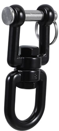 FRCOLOR Gancio Ruotante in Acciaio Inossidabile Per Altalena e Amaca Anello Girevole Resistente Per Catena Corda e Cavo Dispositivo Rotazionale Per Movimento Liscio e Carichi Pesanti Attac