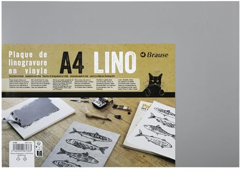 Brause 8138B - Plaque vinyl lino A4 3mm