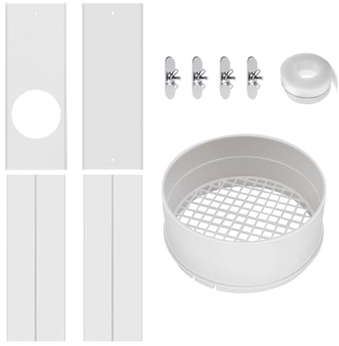 Yplkm Kit di ventilazione per asciugatrice per interni, Kit finestra di ventilazione per asciugatrice - Pannelli di tenuta o sfiato ' per finestre,Parti di '
