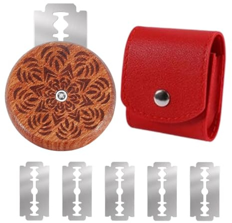 UFO Bread Lame Cutter - Wooden Dough Scoring Tool Blade Set