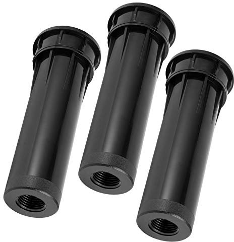 Testa Irrigatore Telescopico da 3 Pezzi, Testa Irrigatore G1/2 Ugello di Spruzzo Telescopico Interrato Raggio di Spruzzatura 5-8m/16,4-26,2 Piedi per L'Irrigazione del Giardino