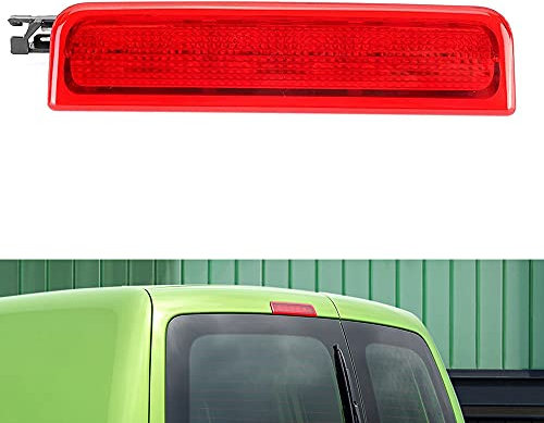 KYYET Drittes LED-Bremslicht Ersatz für Caddy 2004–2015 3D Center High Level Bremslicht rote Linse