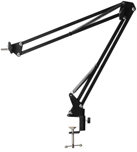 Supporto per Microscopio, Staffa Flessibile con Braccio Regolabile a 360 Gradi e Set di Anelli per Obiettivo da 42 Mm, Supporto Pieghevole per Fotocamera Industriale per