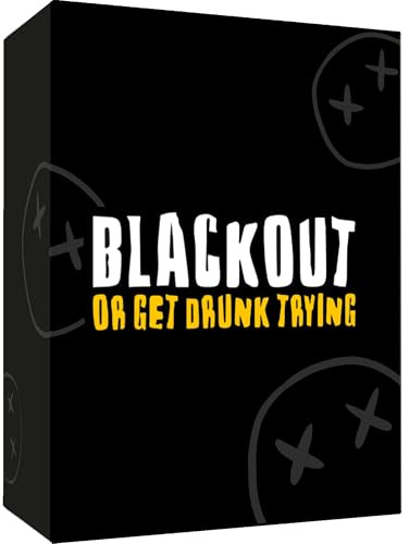 Blackout Deck – Brutal Drinking Game for Students & Parties | 100 Savage Dares & Challenges | Funny Adult Party Card Game for Pre-Drinks, Birthdays & Hen/Stag Nights