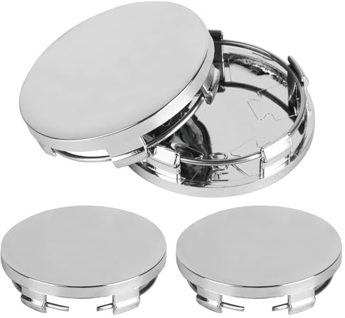 4 Piezas Tapas Centrales de Cubo 60mm, Tapas Centrales de Rueda, Tapas Universales para Cubo de Rueda, Cubierta Central de Neumático para Tapas Centrales de Cubo de Rueda de Automóvil de Repuesto