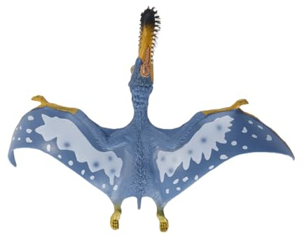 Hoite Flugsaurier-Dinosaurierfigur, realistische, lehrreiche Blaue Spielsets aus Vinyl-Kunststoff, Dinosaurier-Party-Favoriten für 3, 4, 5, 6, 7, 8 Jahre alte Jungen und Mädchen