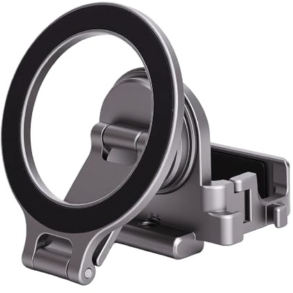 Cuifati Magnetisk Monteringsstativ, Expansionsadapter Av Aluminiumlegering med 17 Magneter, Dämpningsaxel, Kallskofäste för 4 3 Kamera, Telefonhållare för Teleprompter