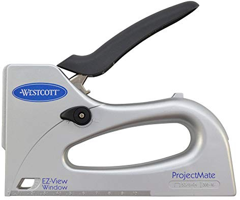Westcott 16703 Graffatrice manuale multifunzione, impugnatura ergonomica, colore argento