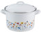 RIESS 0125-070 Fleischtopf mit Deckel, Durchmesser 22 cm, Inhalt 4.5 Liter, Country, SONDERDEKOR FLORA, Induktion