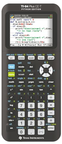 Texas Instruments TI-84 Plus CE-T Python Edition Grafikrechner (8-zeilig)