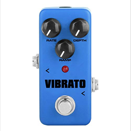 JUNMIN Elgitarr mini pedal tremolo effekt enhet med justerbar hastighet