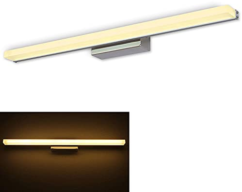 30W 2400LM LED Spiegelleuchte 150CM, LED Schminklicht Badleuchte Wandleuchte Badlampe für Badzimmer und Wandbeleuchtung, Spiegelschranklampe Schrankleuchte Bad Spiegellampe, 3000K warmweiß licht