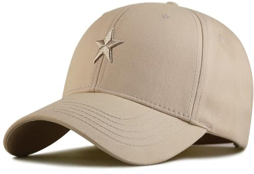 Basebollkeps för män stora huvuden hattar överdimensionerade XXL bomullskepsar plus size sporthatt justerbar, BEIgE, XXL